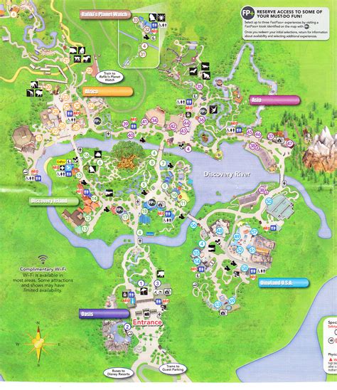 Printable Animal Kingdom Map
